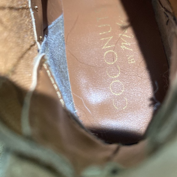Tan suede ankle boots by Coconut Mattisse size 9 - Picture 4 of 4